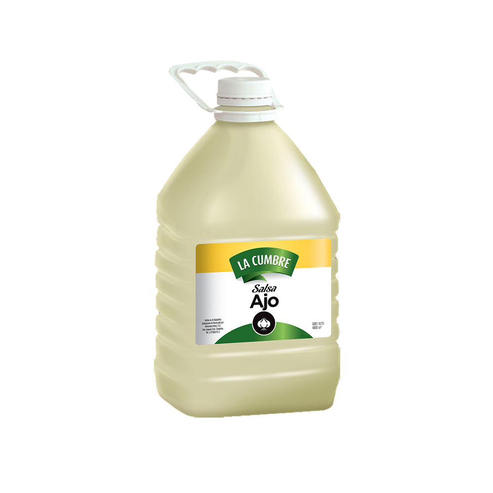Salsa De Ajo La Cumbre 4000 Cc