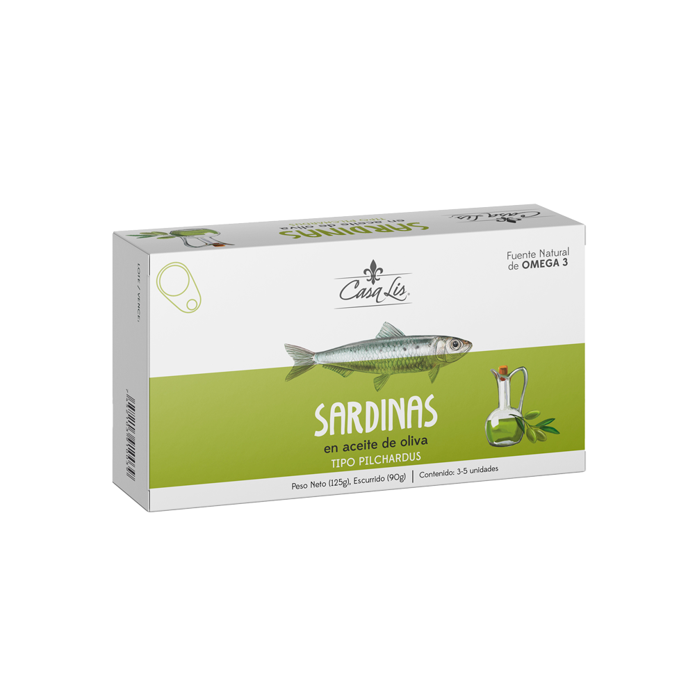 Sardinas Casa Lis en Aceite de Oliva 125 gr.