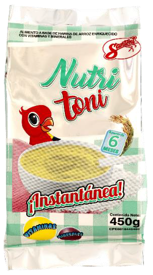 Crema de Arroz Instantánea Santoni Nutri Toni 450 gr.