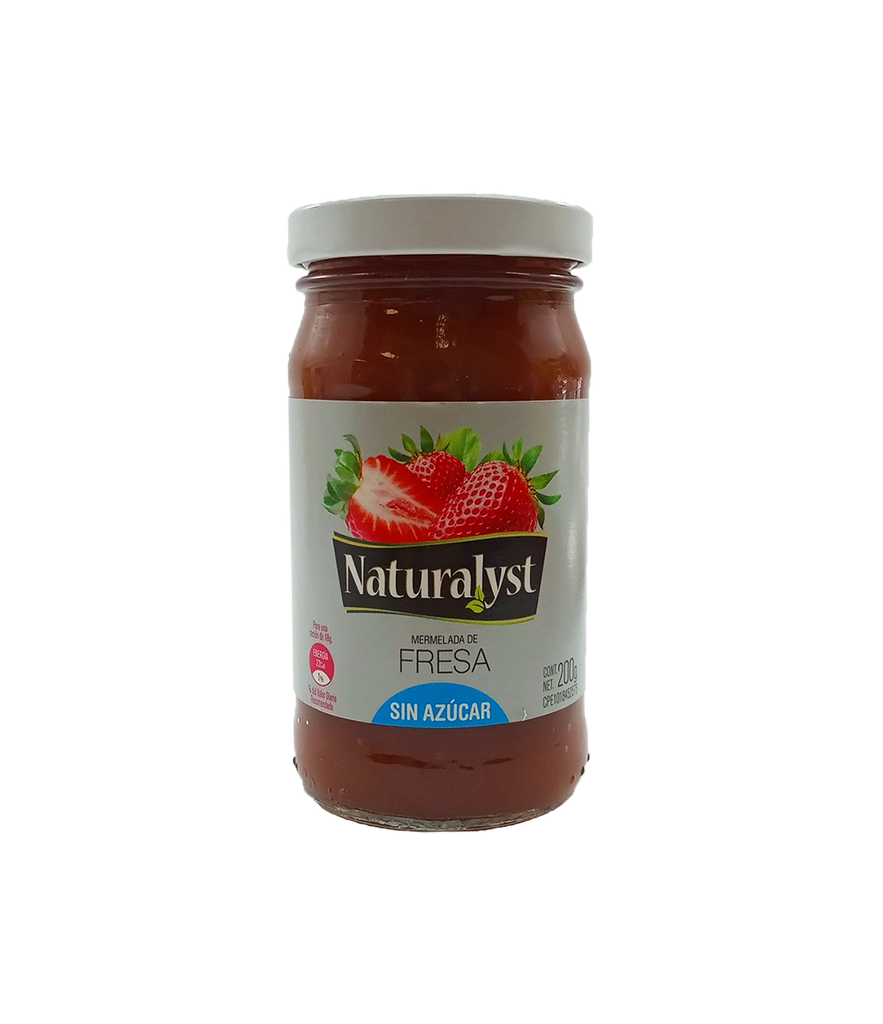 Mermelada de Fresa Sin Azucar Naturalyst 200 gr