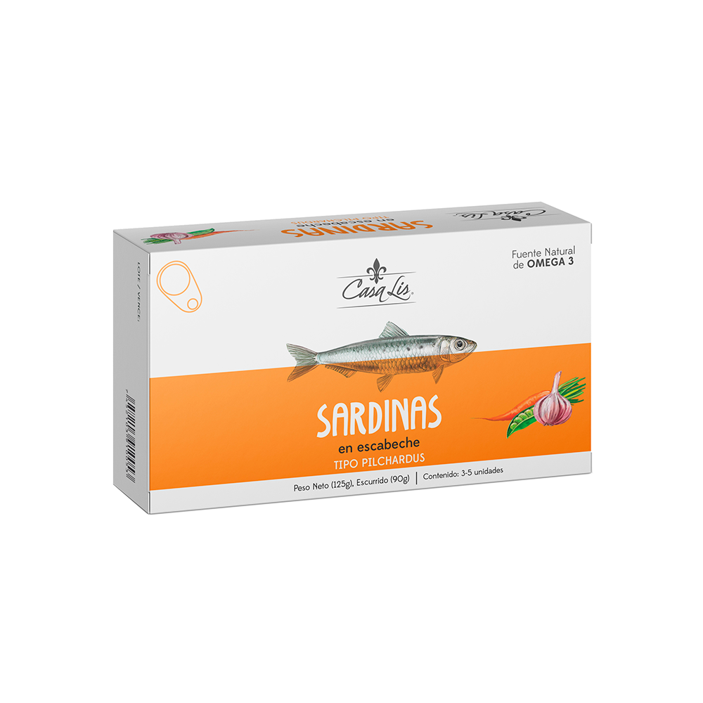 Sardinas Casa Lis en Escabeche 125 gr.