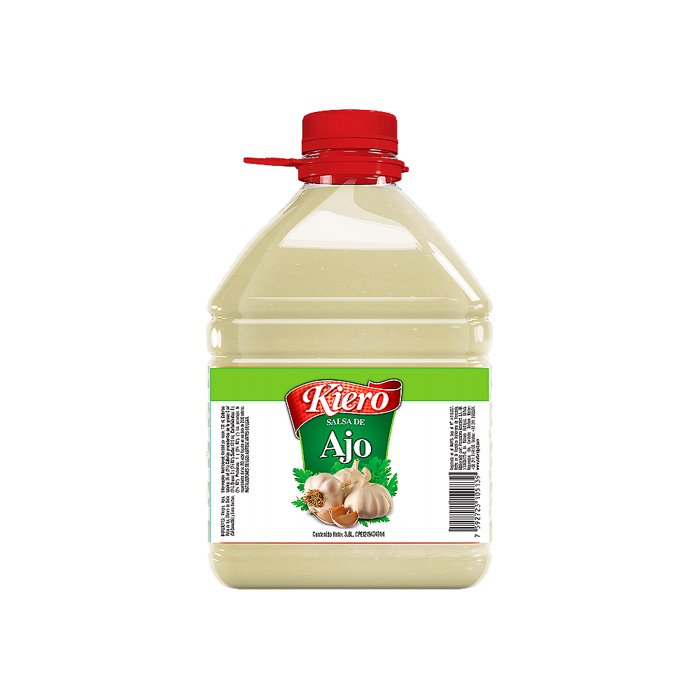Salsa de Ajo Kiero 3,8 L