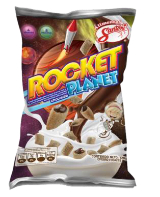 Cereal Rocket Planet Santoni Sabor Chocolate 120 gr.