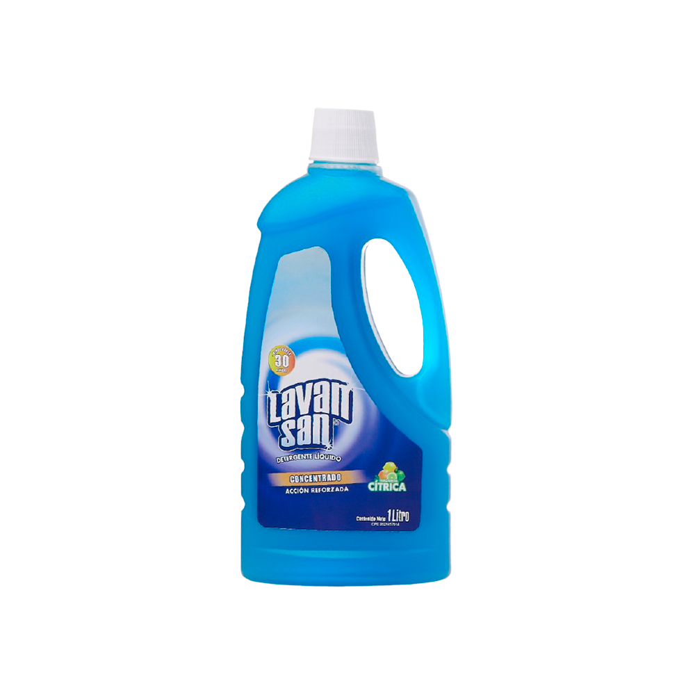 Detergente Líquido Concentrado Lavan San 1L