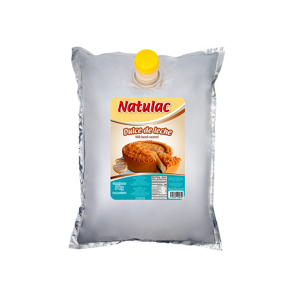 Dulce de Leche Natulac Bolsa 5 Kg.