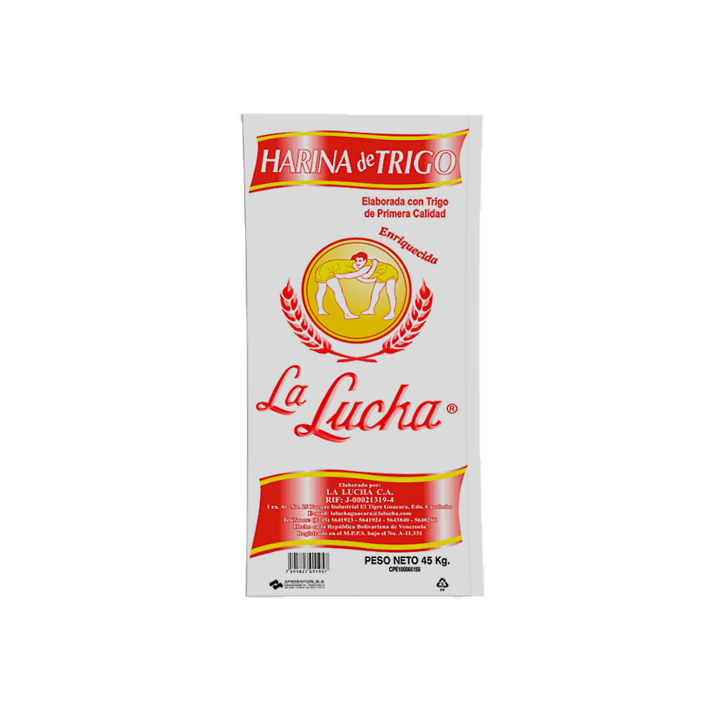 Harina de Trigo Panadera La Lucha 45 Kg.   