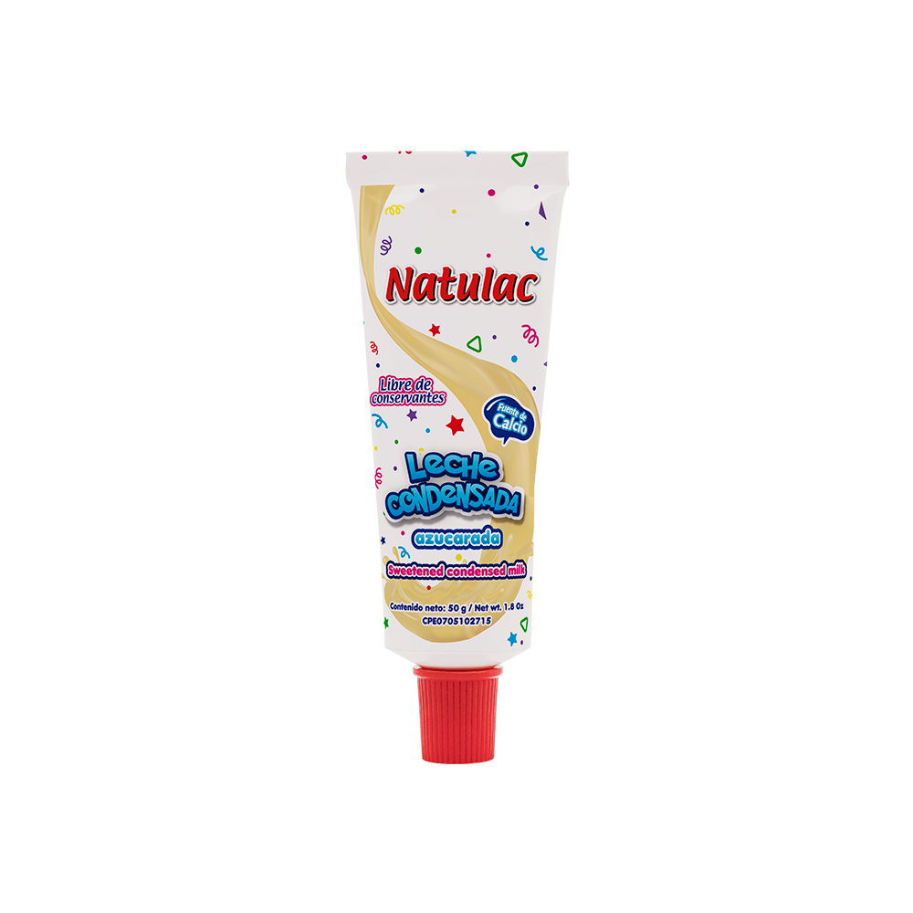 Leche Condensada Azucarada Natulac Tubito 50 g