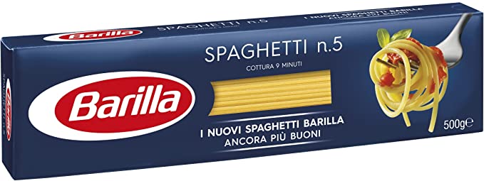Pasta Barilla Spaghetti N.5 500 gr