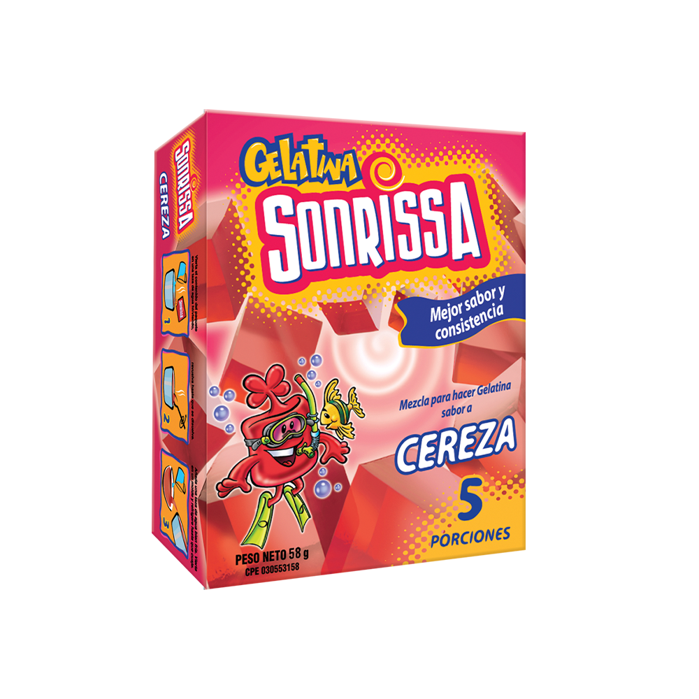 Gelatina de Cereza Sonrissa 66  G.