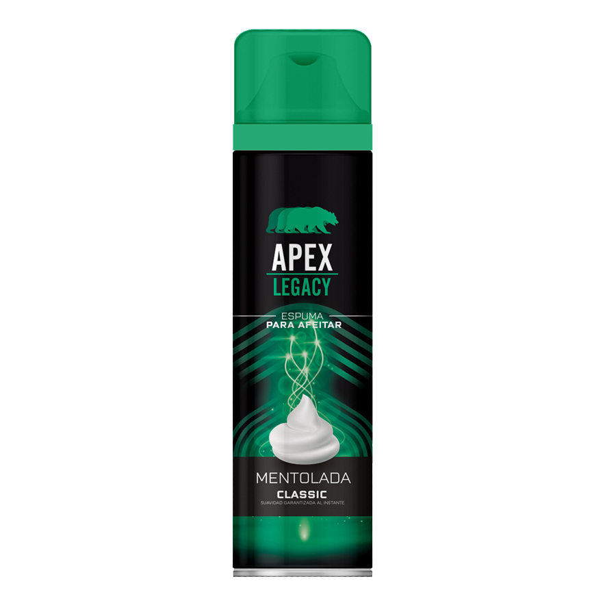 Apex Esp. Afeitar Legacy (Mentol) 414Ml