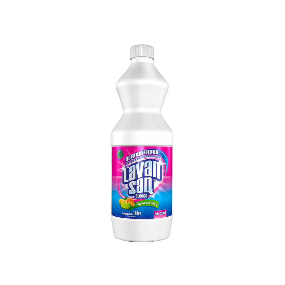 Blanqueador para la Ropa Lavan San 1 L
