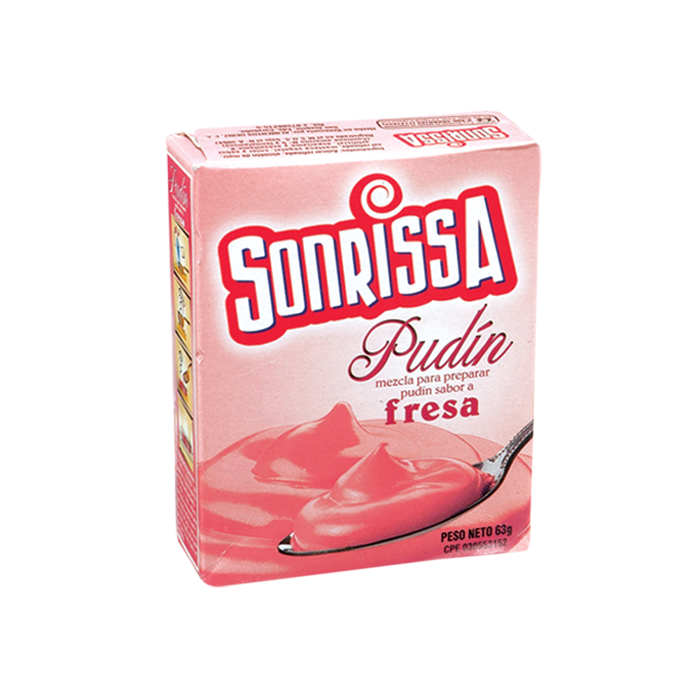 Pudin de Fresa Sonrissa 63  G.