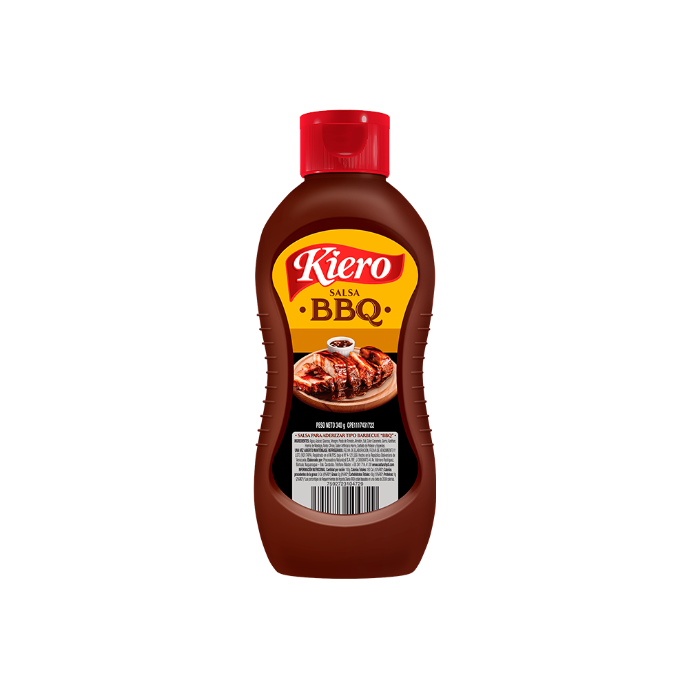 Salsa BBQ Kiero Squizz 340 gr