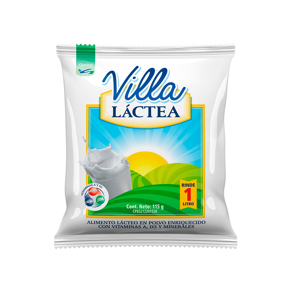Bebida Láctea en Polvo Villa Láctea 115 gr.