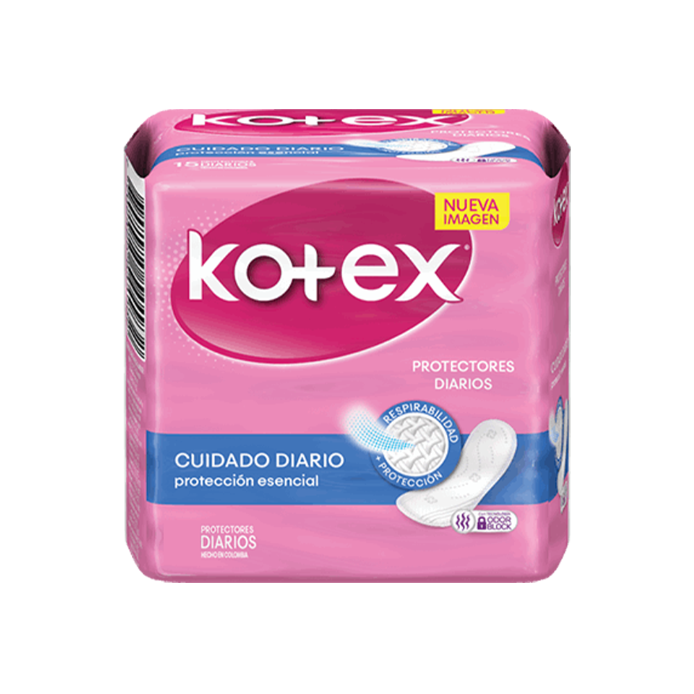 Protectores Diarios Femeninos Kotex Liner 50 und