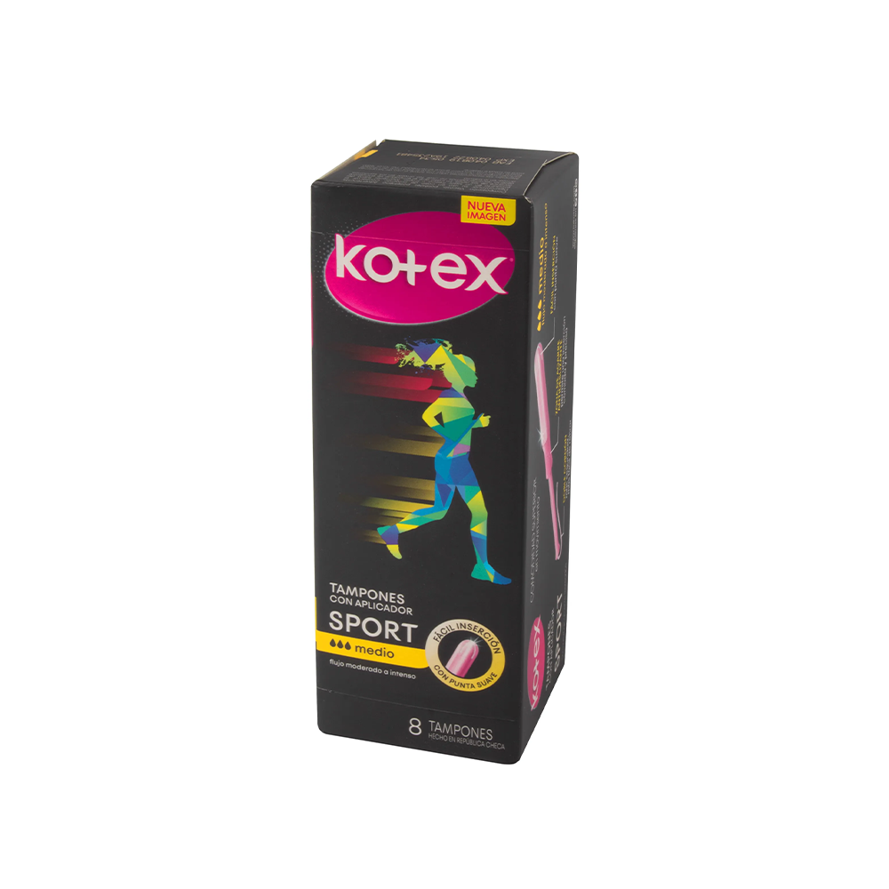 Tampones Kotex Medium Sport 8 und
