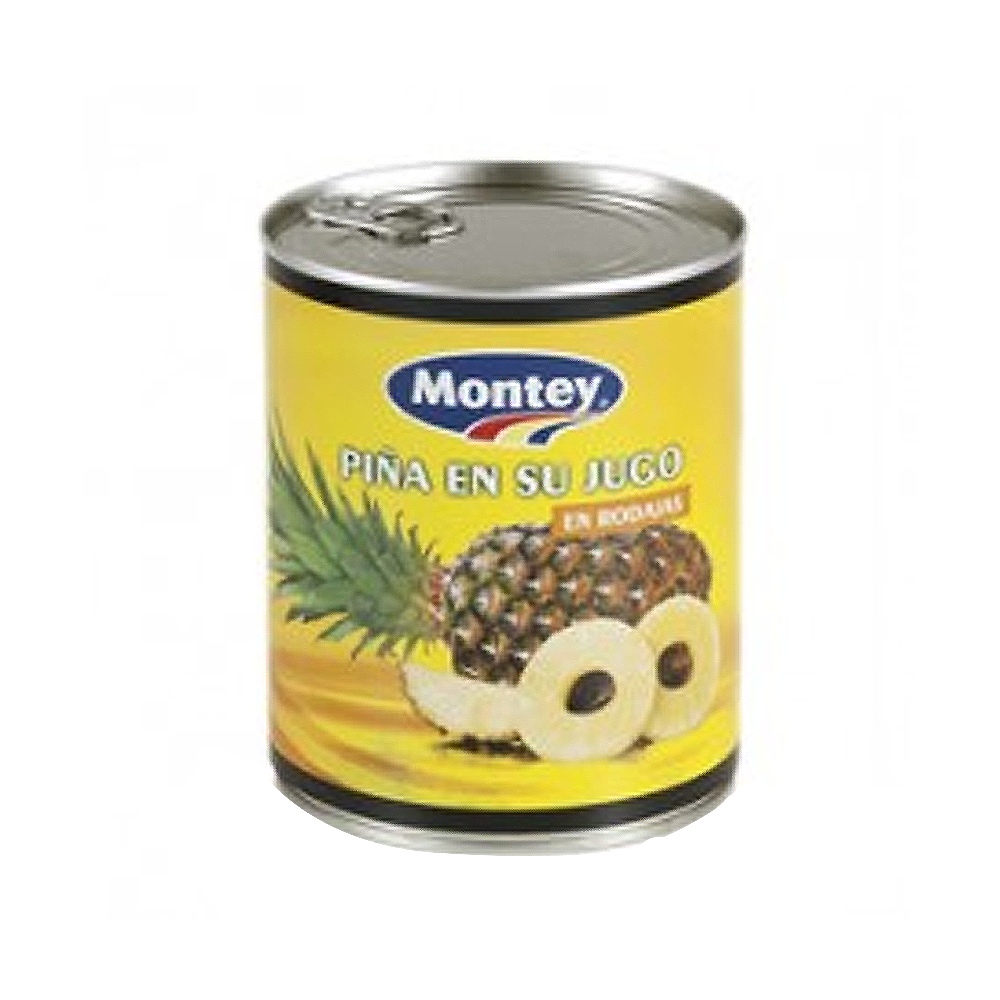 Rodajas de Piña en su Jugo Montey 825 gr