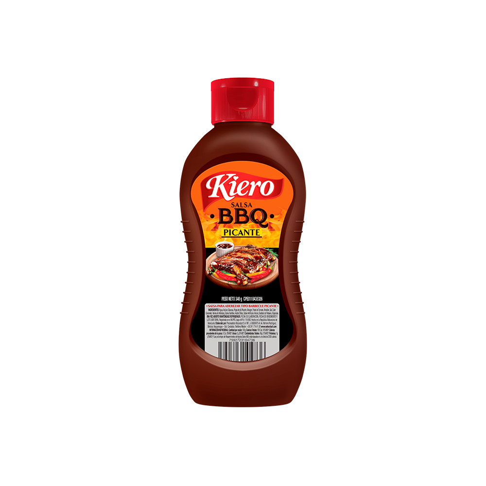 Salsa BBQ Picante Kiero 215 gr
