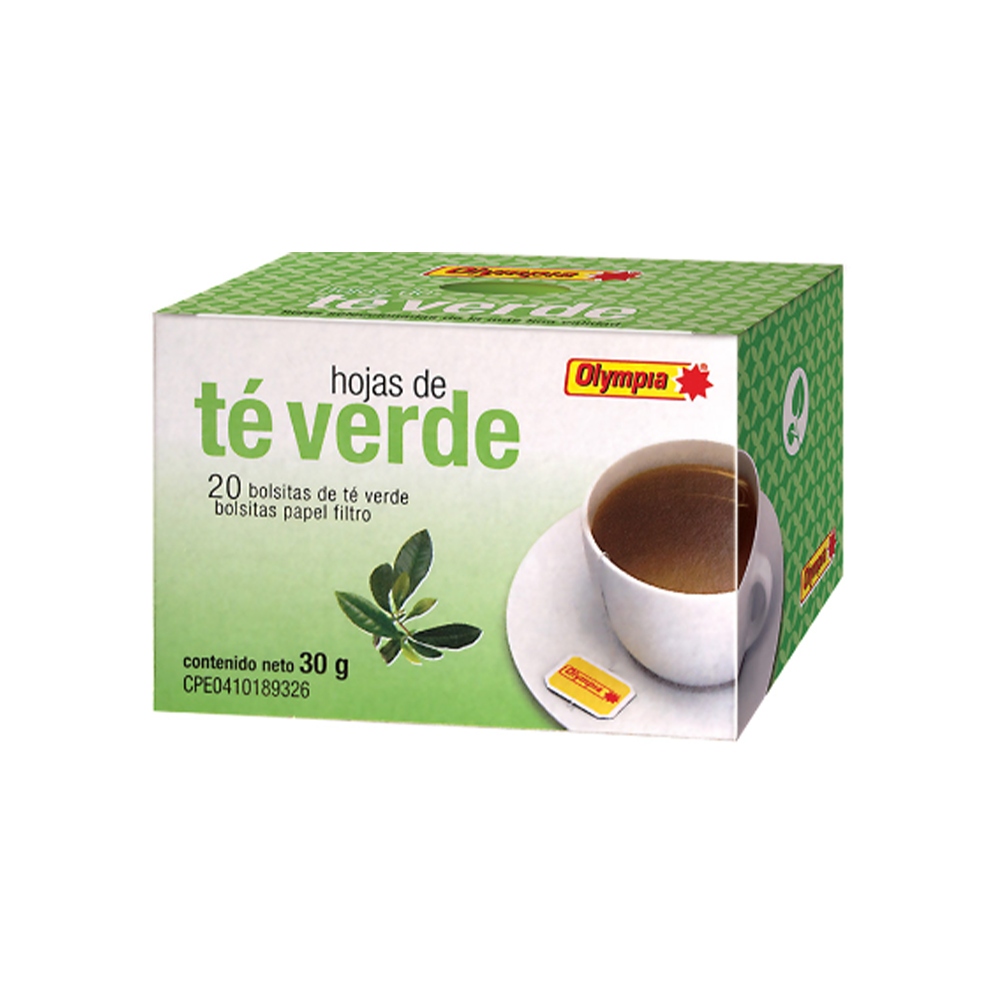 Infusion de Te Verde Olympia 30gr (20 Unidades)