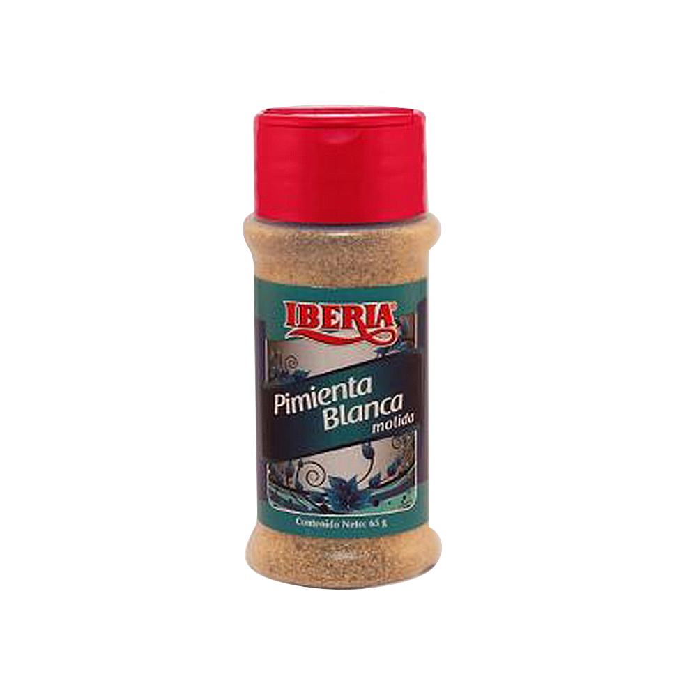 Pimienta Blanca Molida Iberia 65 gr