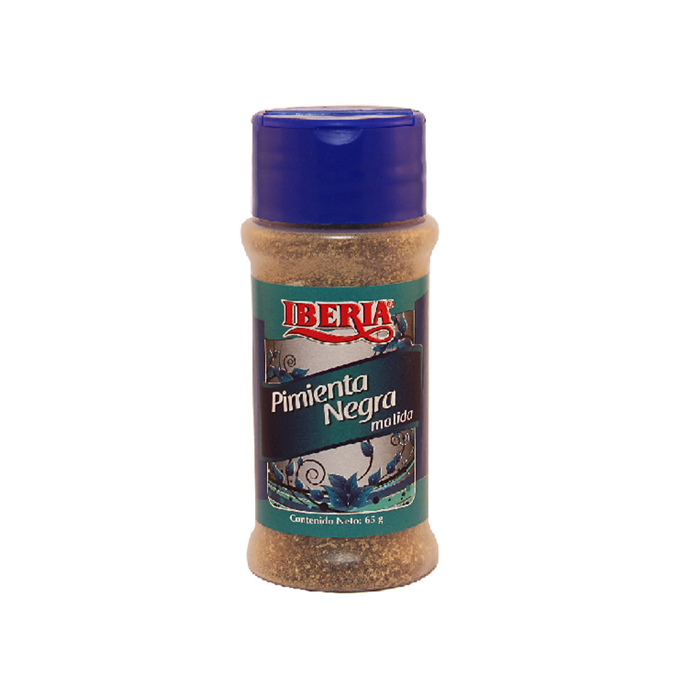Pimienta Negra Molida Iberia 65 gr