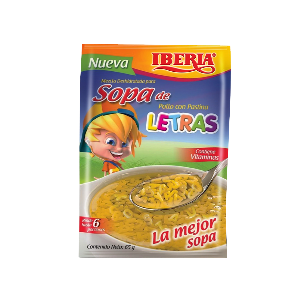 Sopa de Pollo con Pastina Iberia 65 gr
