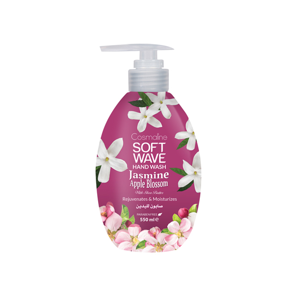 Soft Wave Jabon Liquido de Mano Flor de Manzana Jazmin 550 ml