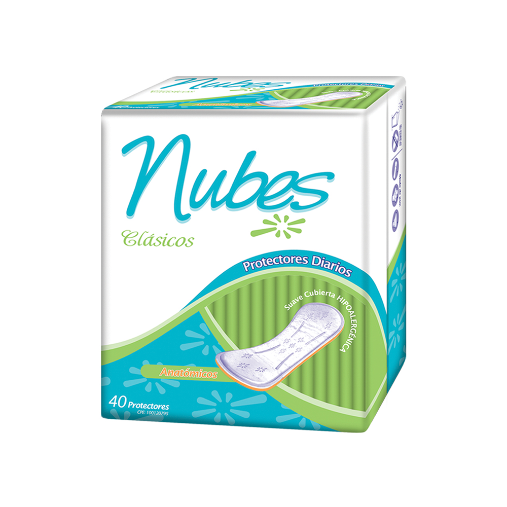 Protectores Diarios Nubes (40 Unidades)
