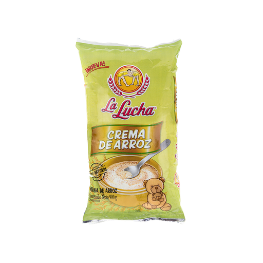 [7591827011186] Crema de Arroz La Lucha 450 Gr