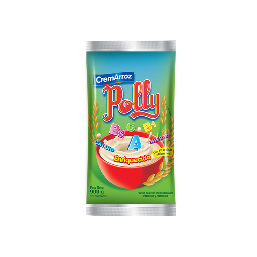 [7591112004039] Crema de Arroz Polly Bolsa 900 G.