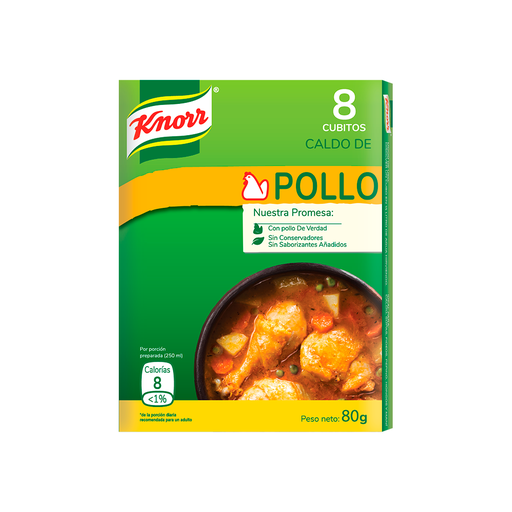 [8886467068768] Cubitos Knorr de Pollo 8 unid.