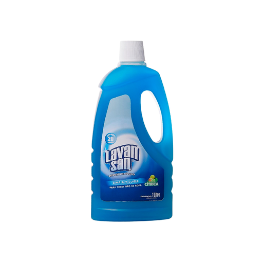 [7597130000527] Detergente Líquido Todo Tipo de Ropa Lavan San 1 L