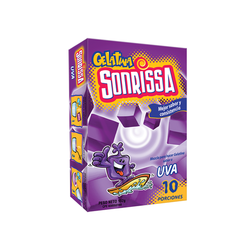 [7591112061315] Gelatina de Uva Sonrissa 132  G.