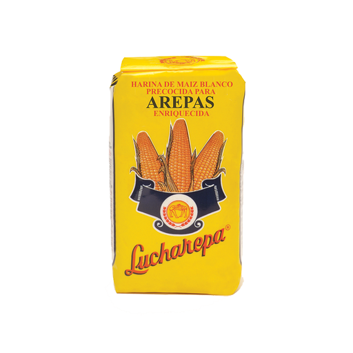 [7591827031511] Harina de Maiz Blanco Enriquecida Lucharepa 1 Kg.
