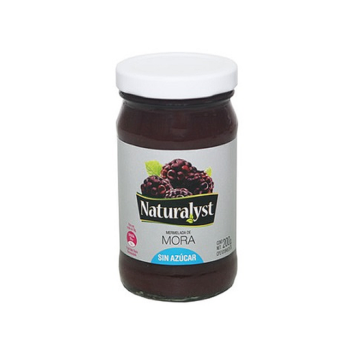 [7592723105573] Mermelada de Mora Sin Azucar Naturalyst 200 gr
