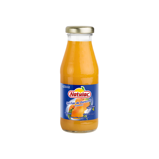 [7592396000328] Néctar de Durazno Natulac vidrio 250 ml