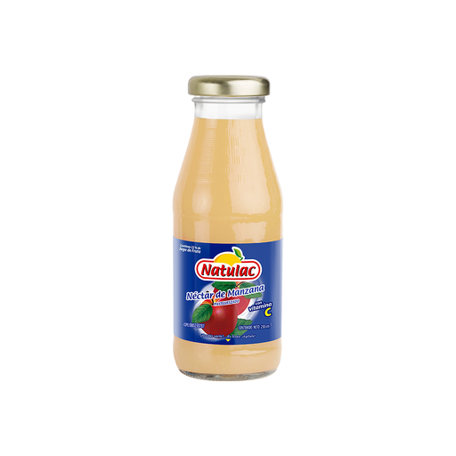 [7592396000342] Néctar de Manzana Natulac vidrio 250 ml
