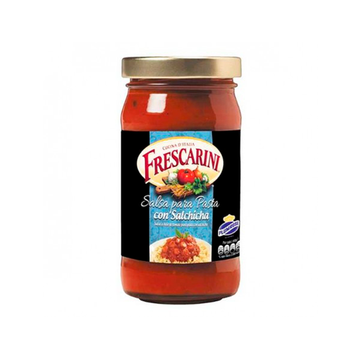 [7591072005602] Salsa para Pastas Frescarini con Salchicha 190gr