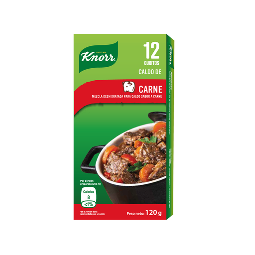 [8886467052644] Cubitos Knorr de Carne 12 unid.
