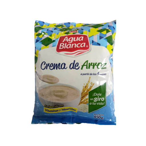 [7591942001000] Crema de Arroz Agua Blanca 450 gr.