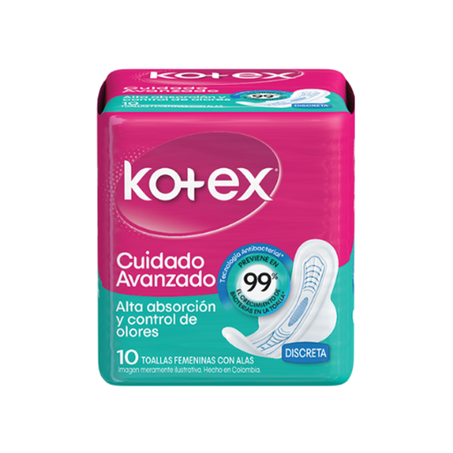 [7702425801288] Toallas Femeninas Kotex Discreta 10 und