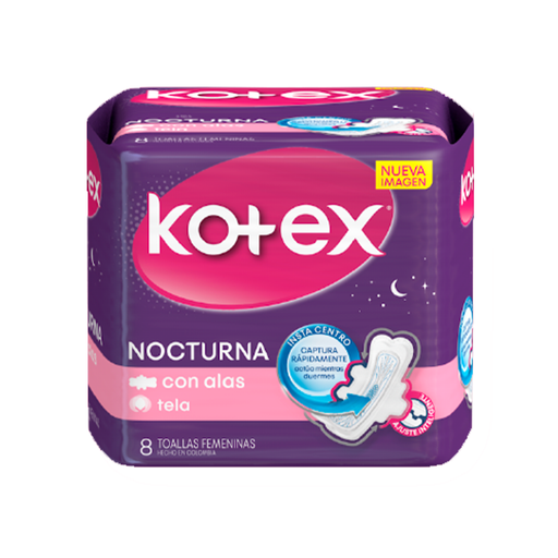 [7702425803008] Toallas Femeninas Kotex Nocturna 8 und
