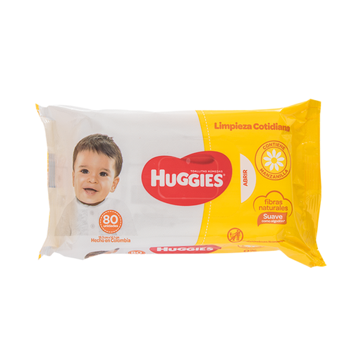 [7702425805187] Toallas Humedas Huggies Limpieza Cotidiana 80 Und 