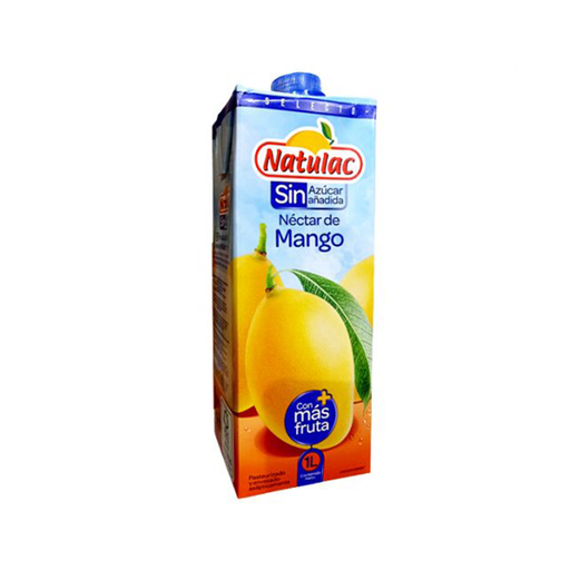 [7592396003558] Néctar de Mango Natulac sin Azúcar UHT 1 Lt.