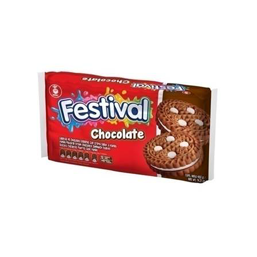 [7702025103904] Galletas Festival Chocolate 403gr. (12 Unidades)