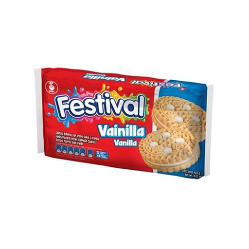 [7702025103744] Galletas Festival Vainilla 403gr (12 Unidades)