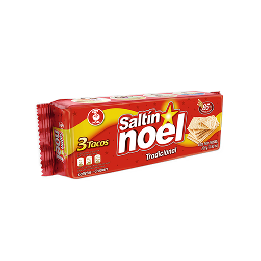 [7702025185344] Galletas Saltín Noel Tradicional 300gr. (3 Tacos)