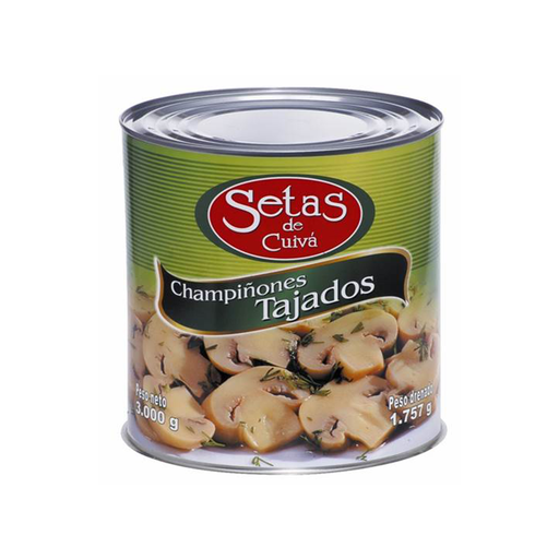 [7707110100288] Champiñones Tajados Setas de Cuivá 3000gr.