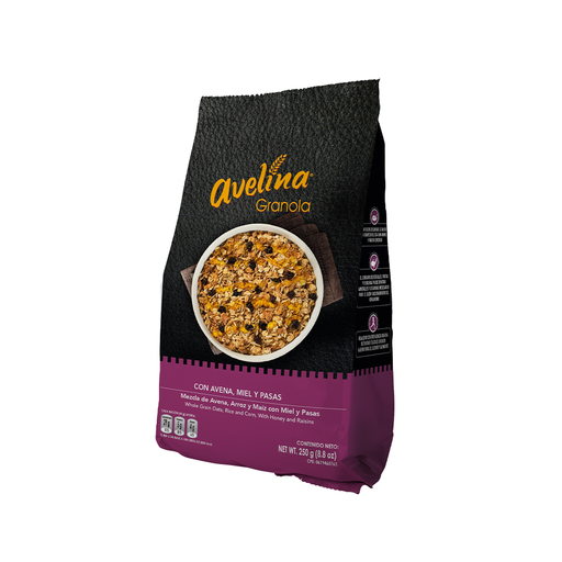 [7592450002442] Granola Miel Pasa Avelina 250 gr