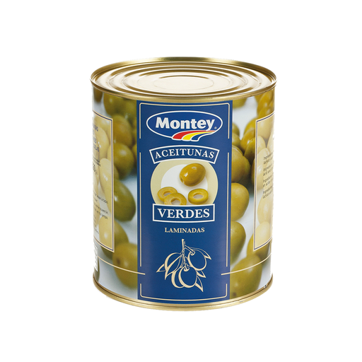 [8436007958266] Aceitunas Verdes Laminadas Montey 3.1 kg